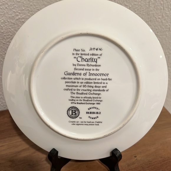 The Bradford Exchange Gardens of Innocence “Charity” by Donna Richardson - Picture 4 of 6